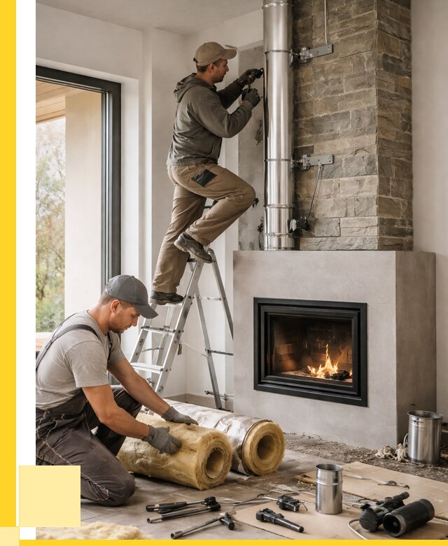 Монтаж дымоходов для каминов в Борисоглебске от 15606 р. ЭриданБрс