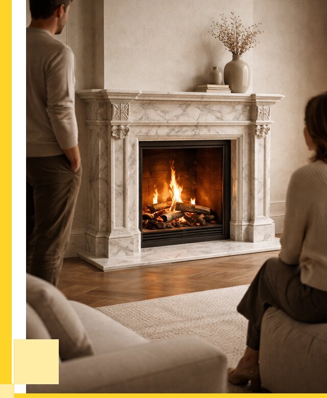 Мраморные камины под ключ в Борисоглебске от 260100 р. | ЭриданБрс