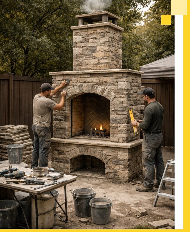 Проектирование и установка уличных каминов в Борисоглебске