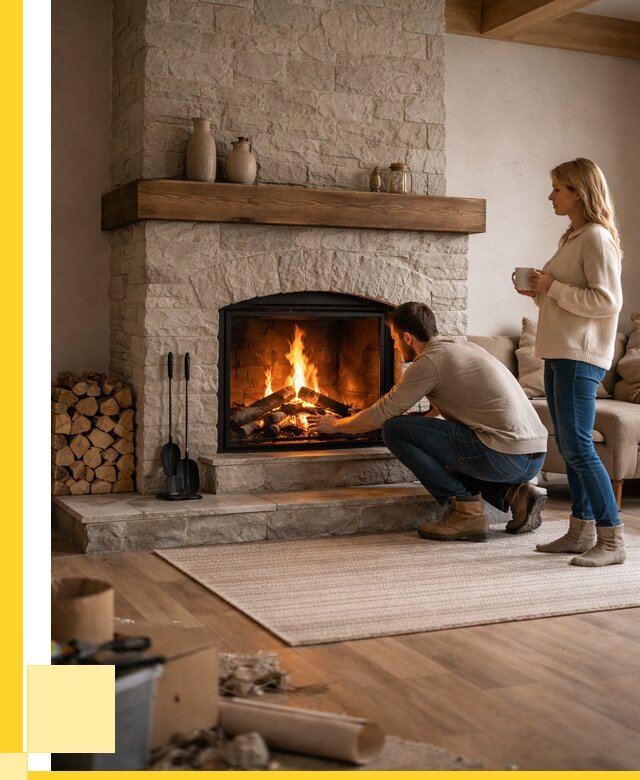 Камины для загородного дома в Борисоглебске от 364140 р., ЭриданБрс