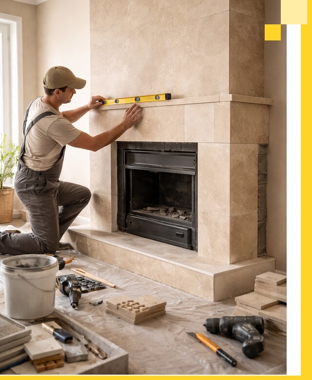 Установка и монтаж каминов в частном доме под ключ в Борисоглебске