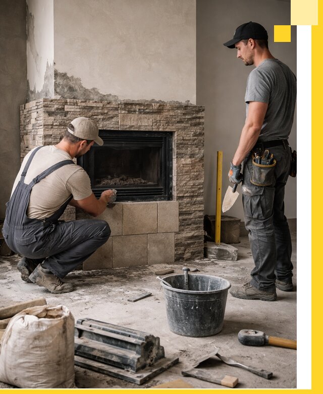 Камины под ключ в Борисоглебске: проект, изготовление и монтаж