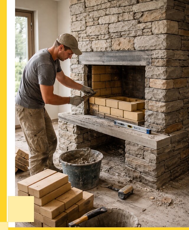 Кладка каминов и камина в Борисоглебске от 26010 р. ЭриданБрс