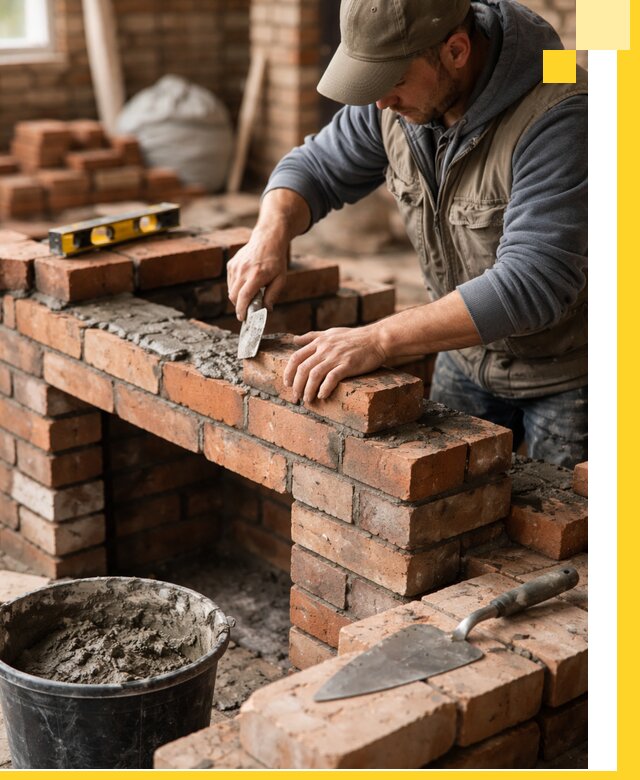 Кладка каминов под ключ в Борисоглебске профессиональная отделка и монтаж