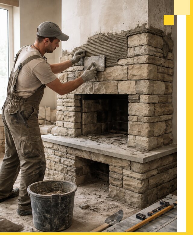 Строительство каминов под ключ в Борисоглебске от проектирования до монтажа