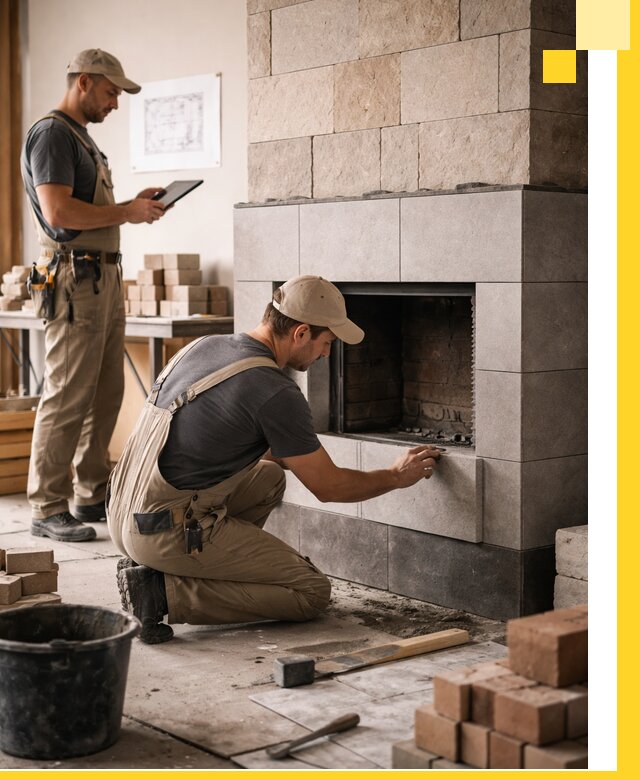 Индивидуальные проекты каминов и каминных систем в Борисоглебске