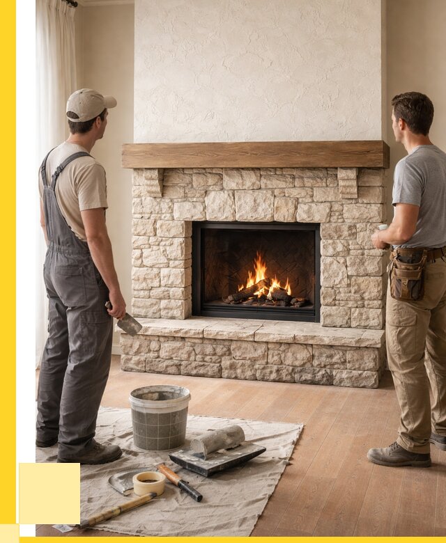 Отделка каминов в Борисоглебске от 6763 р. под ключ | ЭриданБрс