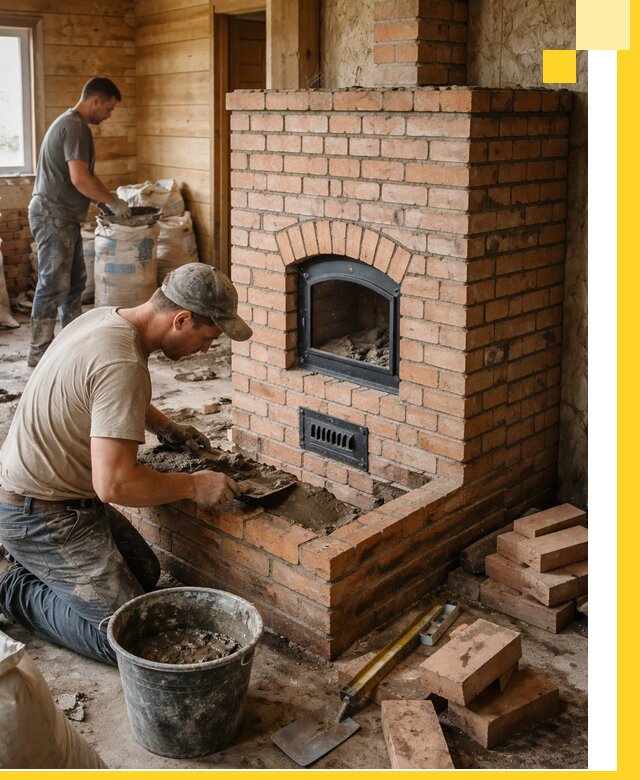 Профессиональное строительство печей в Борисоглебске под ключ