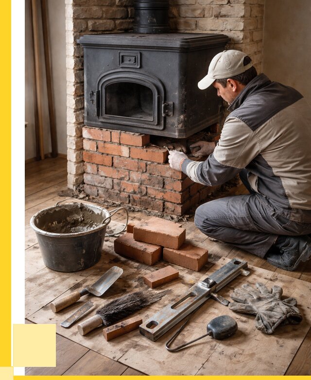 Ремонт печей в Борисоглебске от 12485 р., услуги печника ЭриданБрс