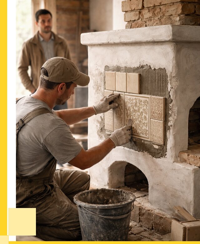 Отделка печей и банных печей в Борисоглебске от 36414 р. | ЭриданБрс