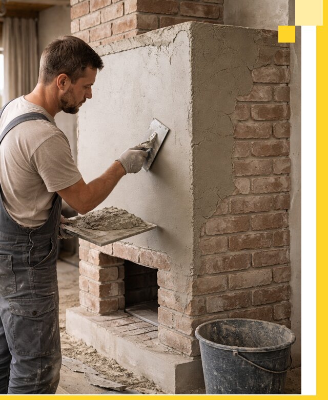 Отделка печей и облицовка каминов в Борисоглебске под ключ