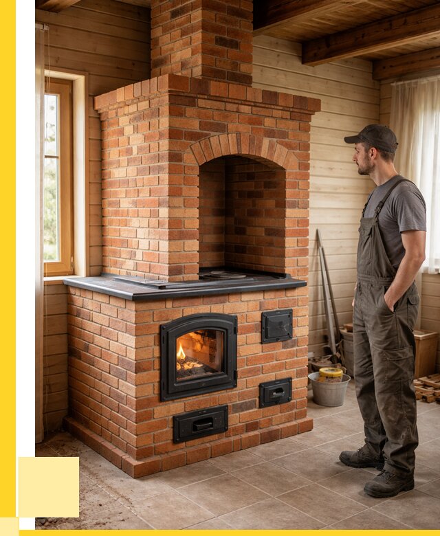 Кирпичные печи в Борисоглебске: купить от 156060 р. | ЭриданБрс