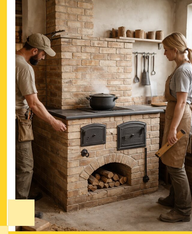 Варочно отопительные печи в Борисоглебске от 93636 р. | ЭриданБрс