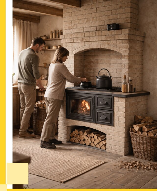 Печи с плитой в Борисоглебске от 46818 р. | ЭриданБрс — кирпичная печь