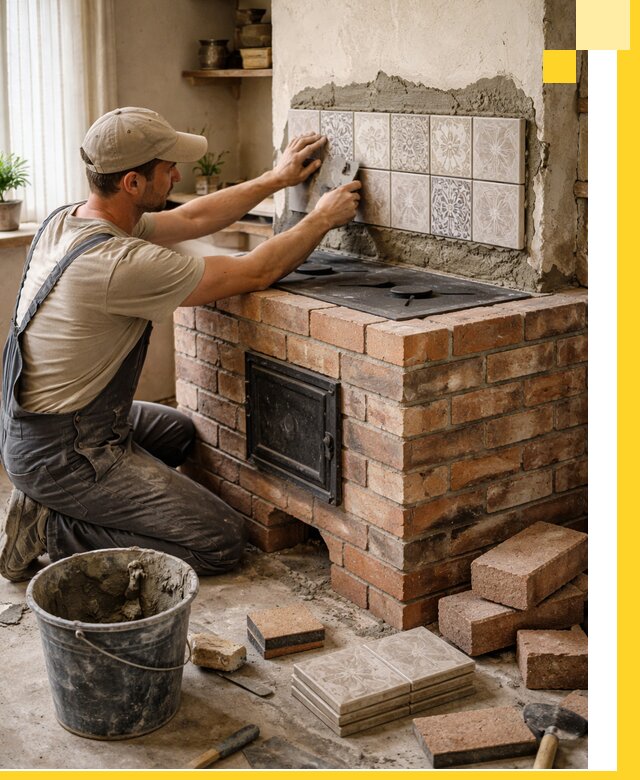 Печи с плитой на заказ монтаж гарантия и сервис в Борисоглебске