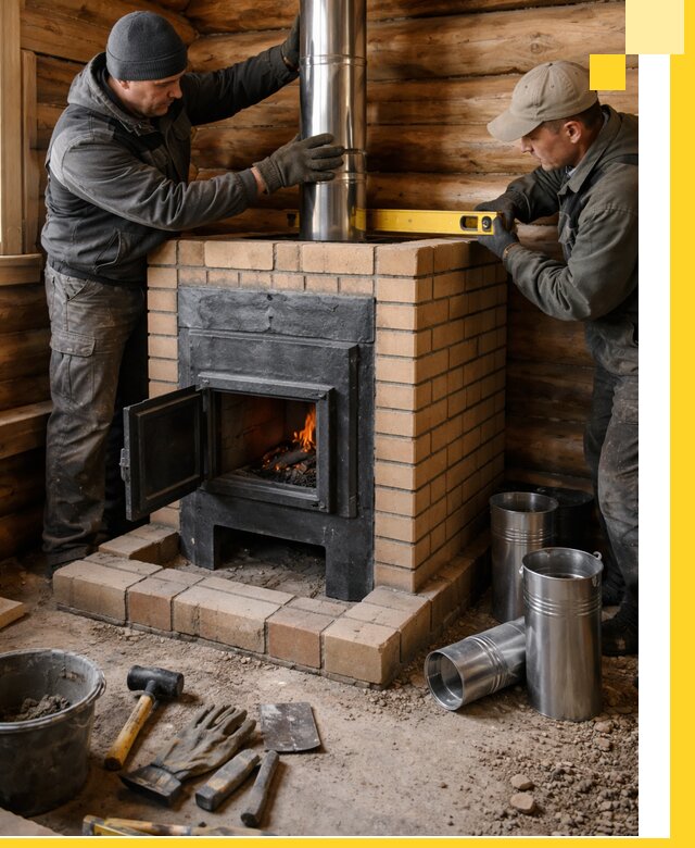 Проектирование, изготовление и установка банных печей в Борисоглебске