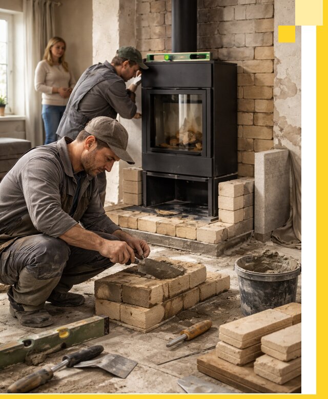 Печи и камины под ключ: проект, установка в Борисоглебске