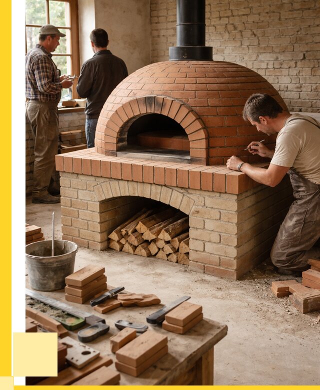 Помпейская печь дровяная для пиццы в Борисоглебске | ЭриданБрс от 208080 р.