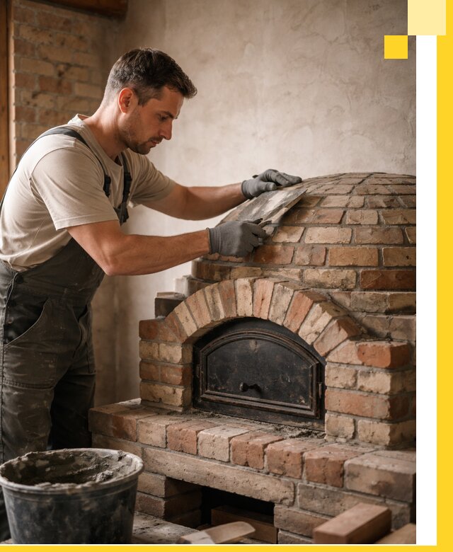 Изготовление и монтаж помпейских печей на заказ в Борисоглебске