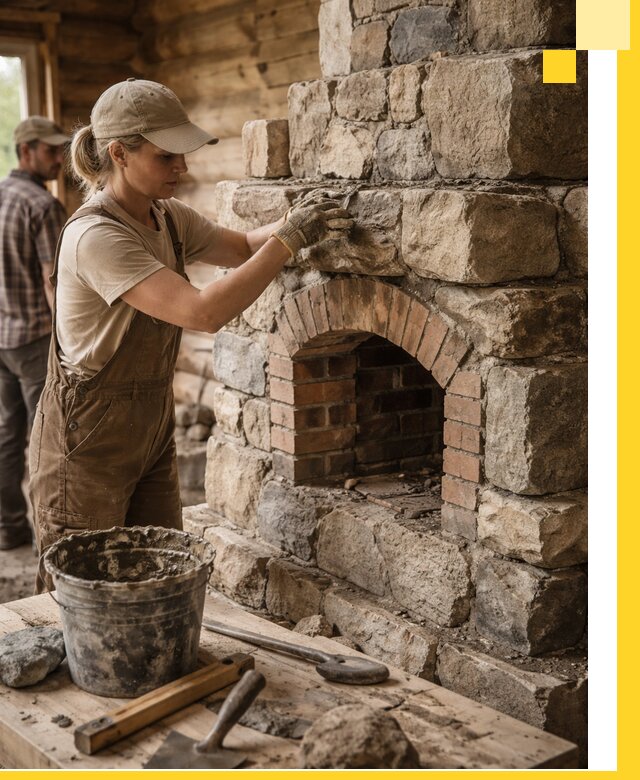 Каменные печи на заказ и монтаж в Борисоглебске, долговечные решения