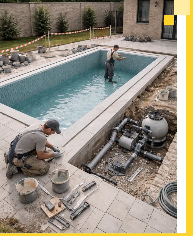 Строительство бассейнов под ключ в Борисоглебске: проекты и монтаж