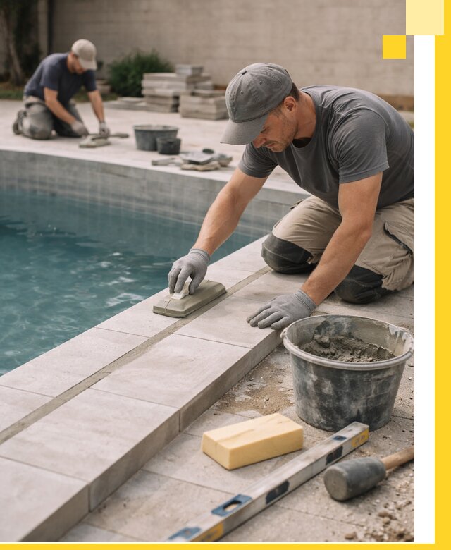 Отделка бассейнов в Борисоглебске: декоративная отделка и гидроизоляция