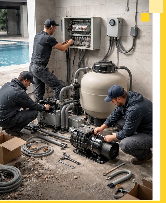 Профессиональный монтаж оборудования для бассейнов в Борисоглебске