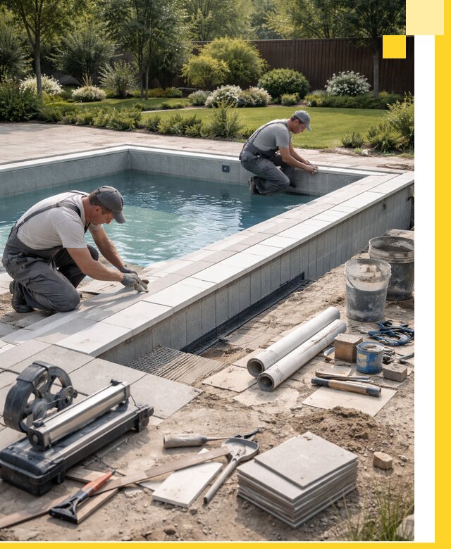 Строительство открытых бассейнов под ключ в Борисоглебске профессионально