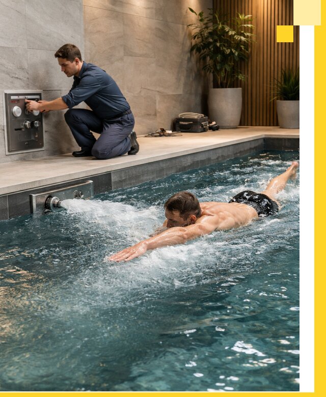 Проектирование и монтаж бассейнов с противотоком в Борисоглебске