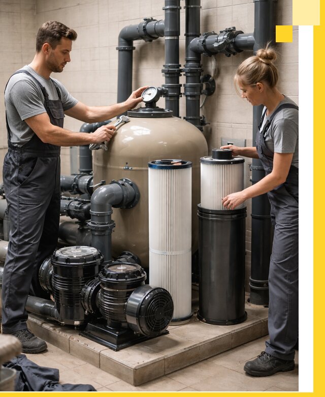 Фильтры и системы фильтрации для бассейнов в Борисоглебске