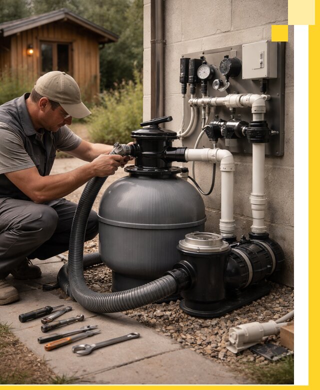 Продажа и монтаж фильтров и насосов для бассейнов в Борисоглебске