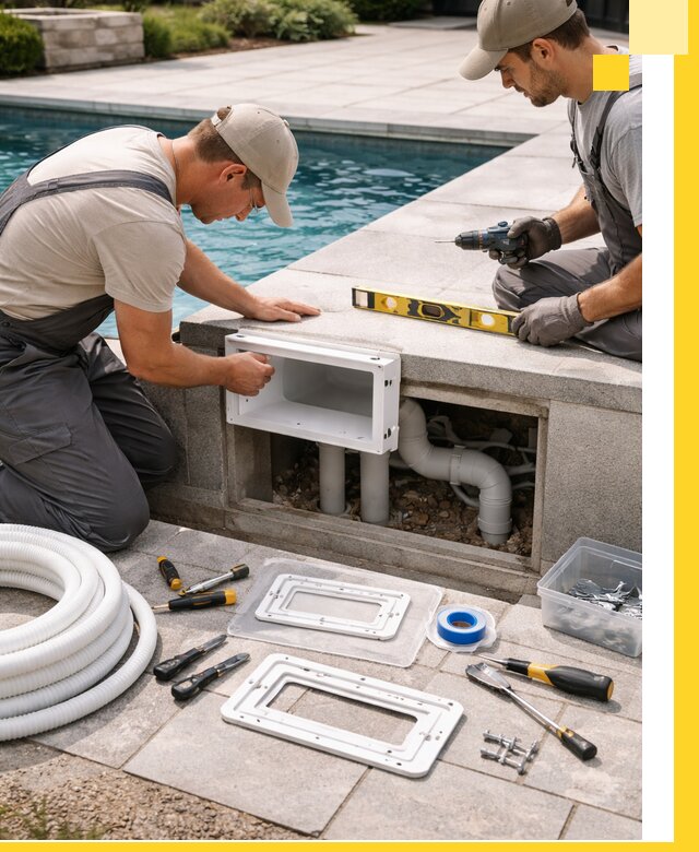 Поставка и установка скиммеров для бассейнов в Борисоглебске