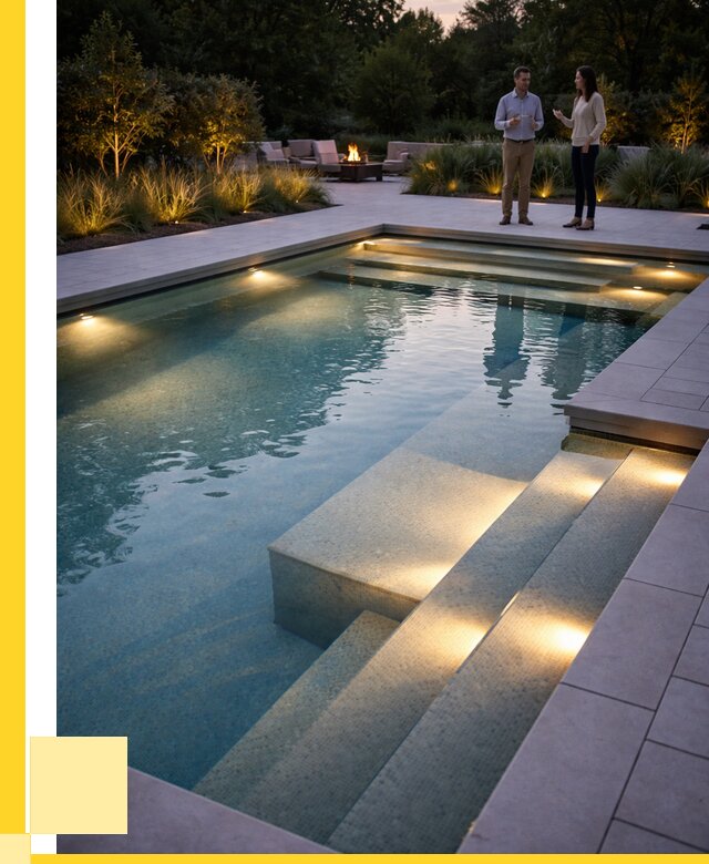 Освещение бассейнов в Борисоглебске под ключ от 26010 р. | ЭриданБрс