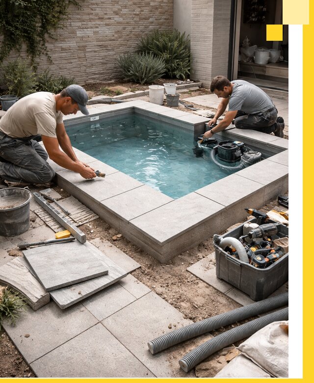 Мини бассейны под ключ в Борисоглебске, дизайн и установка