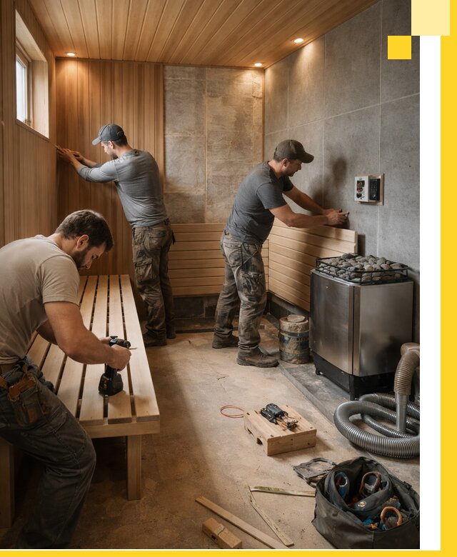 Сауны под ключ в Борисоглебске, проектирование, строительство, отделка