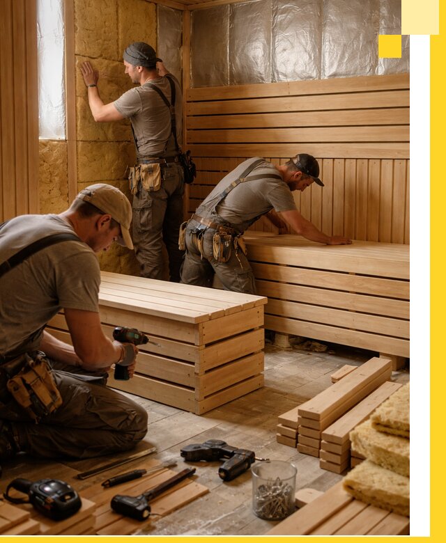 Профессиональное строительство саун под ключ в Борисоглебске