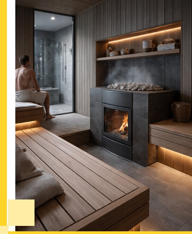 Проект сауны в частном доме в Борисоглебске от 36414 р. | ЭриданБрс
