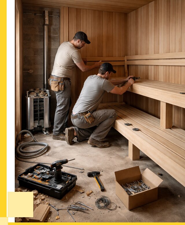 Монтаж саун под ключ в Борисоглебске от 124848 р. | ЭриданБрс