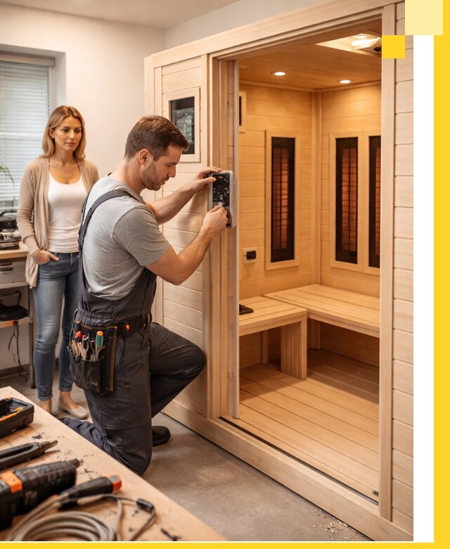 Инфракрасные сауны под ключ в Борисоглебске продажа и установка