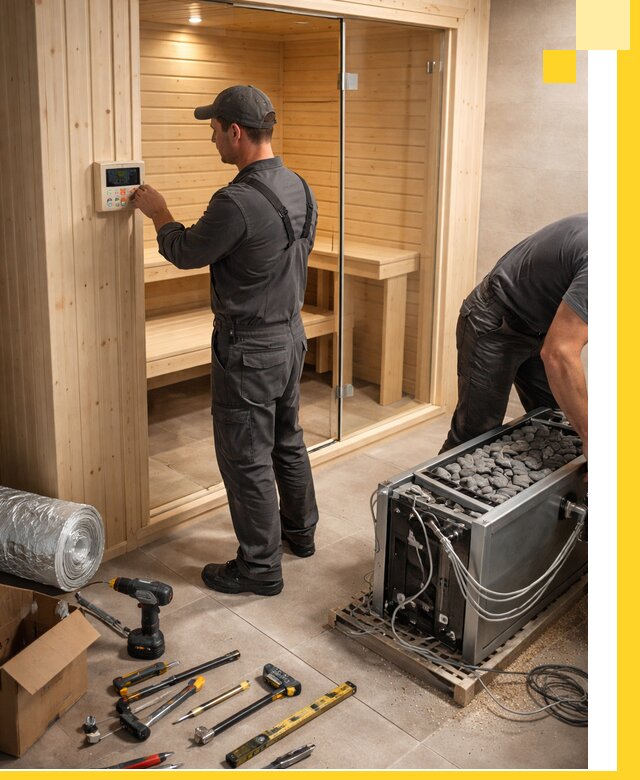 Поставка, установка и монтаж электрических саун в Борисоглебске