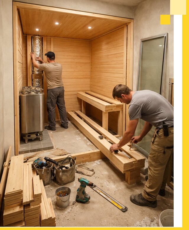 Проектирование и установка домашних саун под ключ в Борисоглебске