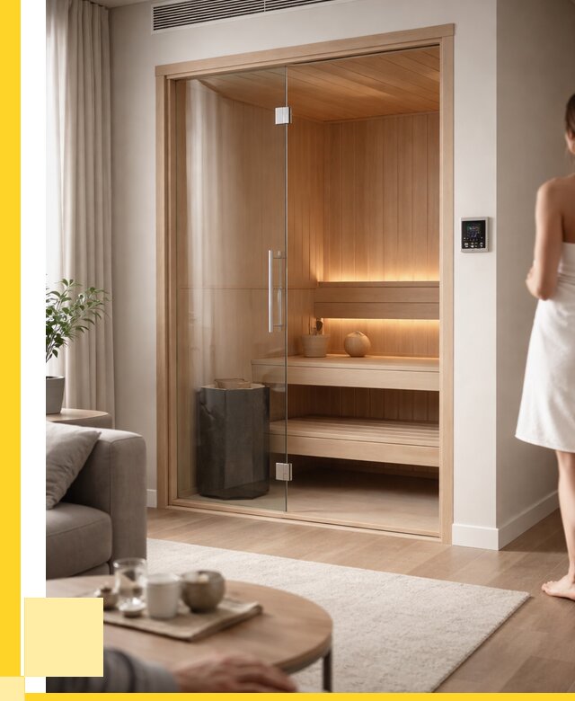 Сауна в квартире под ключ в Борисоглебске от 124848 р. ЭриданБрс