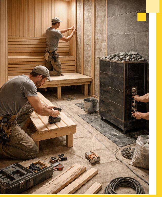 Дизайн и строительство интерьерных саун под ключ в Борисоглебске