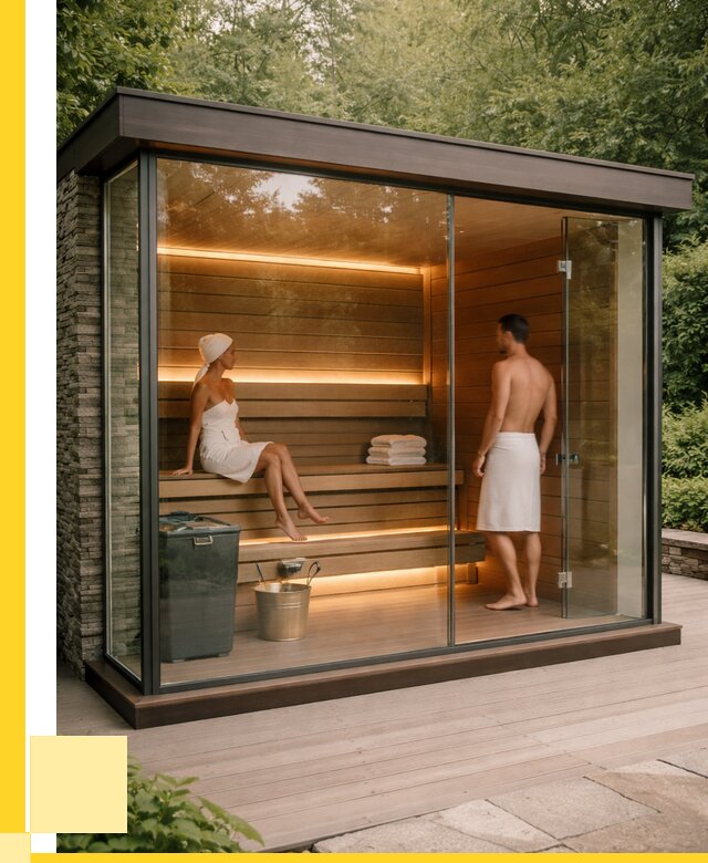 Сауна стеклянная и двери для сауны в Борисоглебске от 260100 р. | ЭриданБрс
