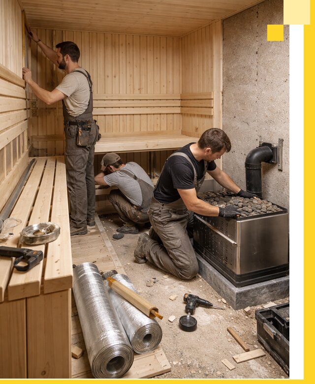 Индивидуальные сауны на заказ в Борисоглебске под ключ, проект и монтаж