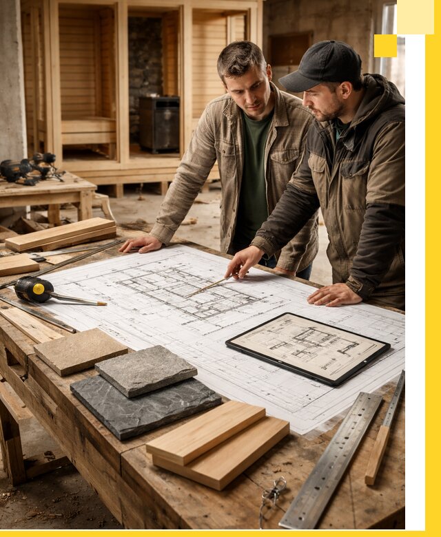 Проекты бань под ключ и планы строительства в Борисоглебске