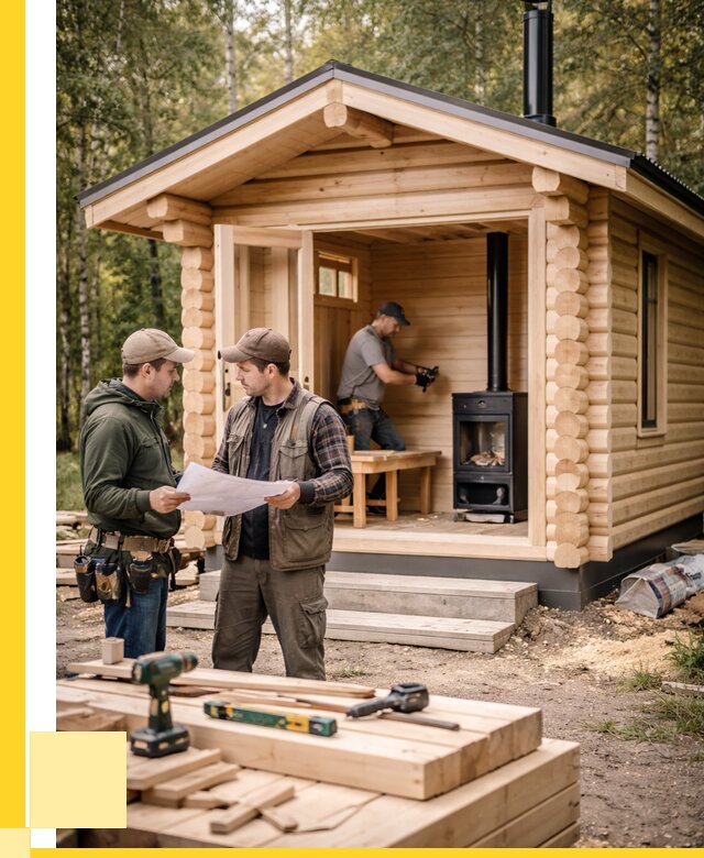 Монтаж бань под ключ в Борисоглебске — от 208080 р. | ЭриданБрс