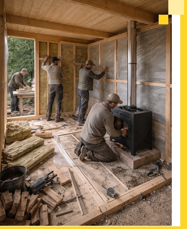 Профессиональный монтаж бань под ключ в Борисоглебске для дома