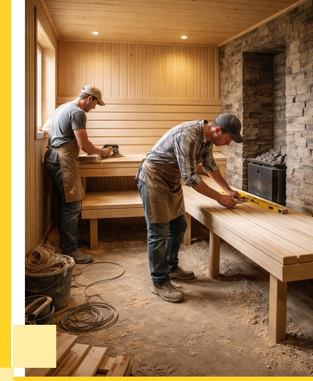 Отделка бани в Борисоглебске: внутренняя отделка от 3121 р. | ЭриданБрс