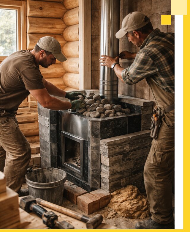 Строительство и отделка русских бань под ключ в Борисоглебске